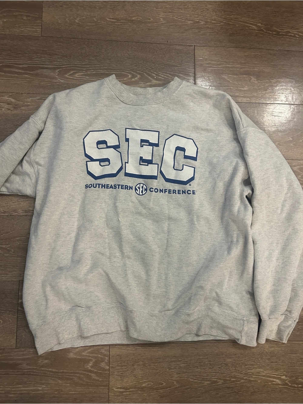 Gray SEC Crewneck Sweatshirt